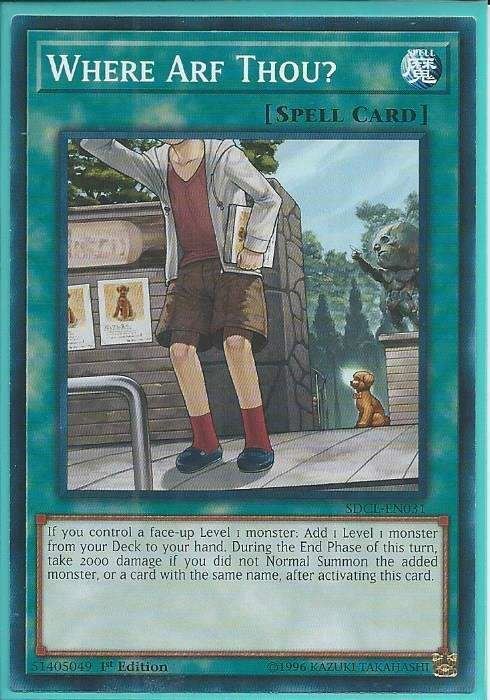 SDCL-EN031 Where Arf Thou? – Common