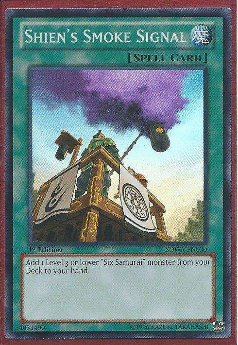 SDWA-EN030 Shien’s Smoke Signal – SUPER RARE