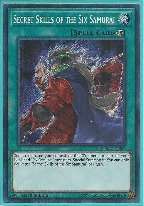 SPWA-EN007 Secret Skills of the Six Samurai – Secret Rare
