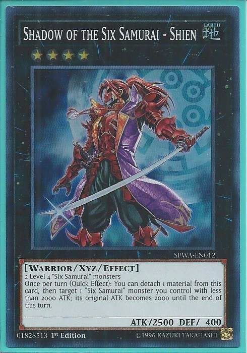 2tvni SPWA-EN012 Shadow of the Six Samurai – Shien – Super Rare
