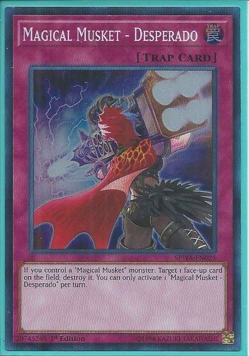 SPWA-EN025 Magical Musket – Desperado – Super Rare