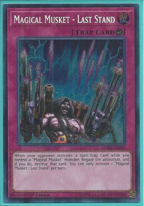 tvni SPWA-EN028 Magical Musket – Last Stand – Secret Rare
