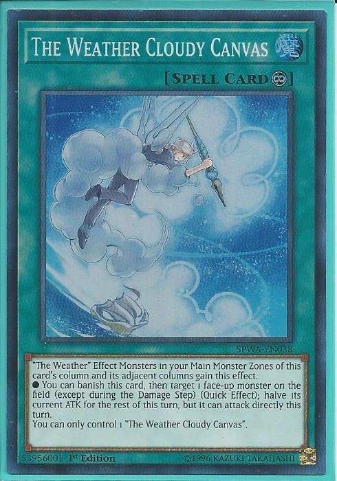 SPWA-EN038 The Weather Cloudy Canvas – Super Rare