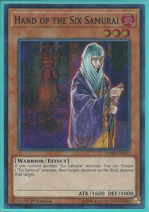 SPWA-EN042 Hand of the Six Samurai – Super Rare