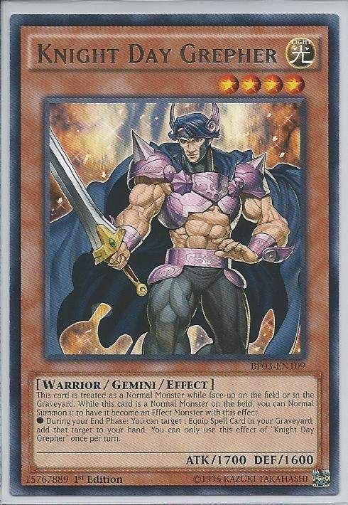 BP03-EN109 Knight Day Grepher – RARE