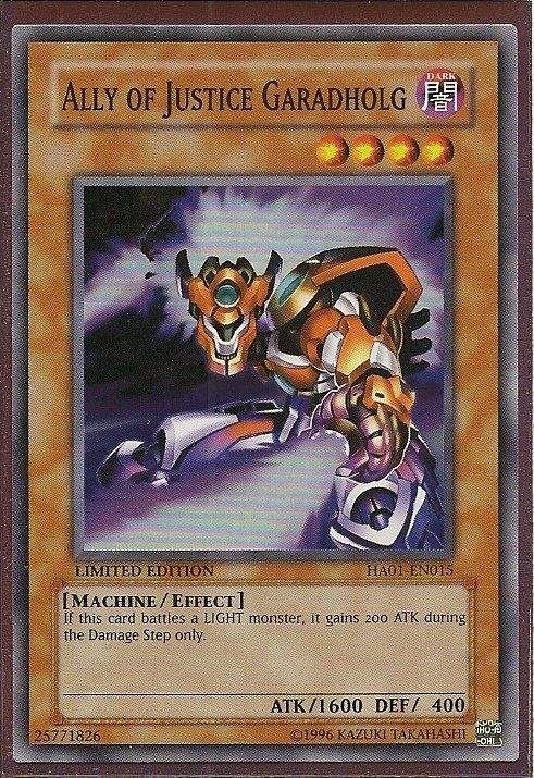 HA01-EN015 Ally of Justice Garadholg SUPER RARE