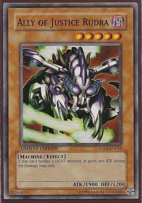 HA01-EN016 Ally of Justice Rudra SUPER RARE
