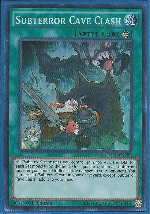 kduy RATE-EN085 Subterror Cave Clash – Super Rare