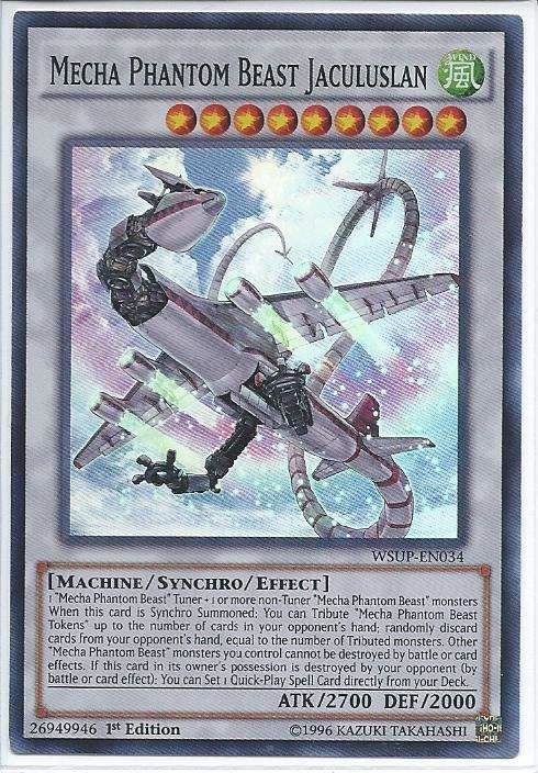 WSUP-EN034 Mecha Phantom Beast Jaculuslan – Super Rare
