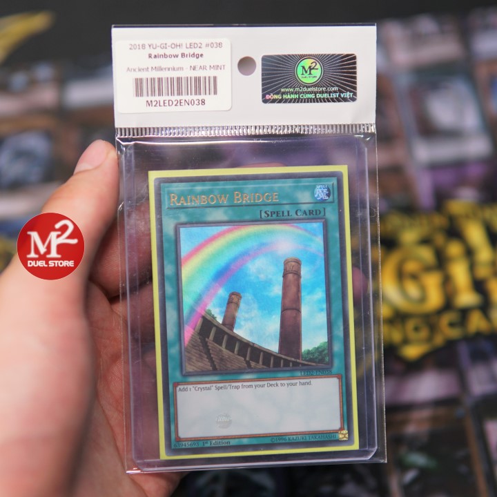 LED2-EN038 Rainbow Bridge – Ultra Rare - Bảo quản theo tiêu chuẩn M2SCCQ