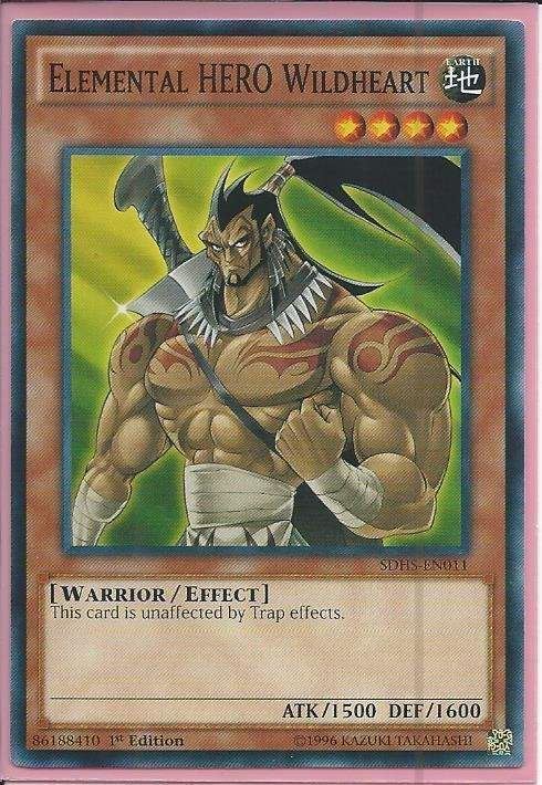SDHS-EN011 Elemental HERO Wildheart – Common
