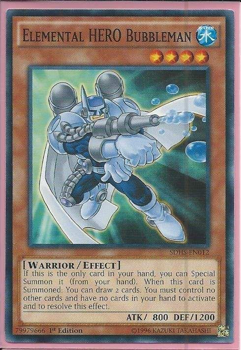 SDHS-EN012 Elemental HERO Bubbleman – Common