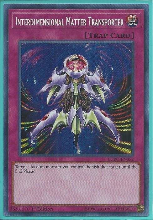 LCKC-EN052 Interdimensional Matter Transporter – Secret Rare