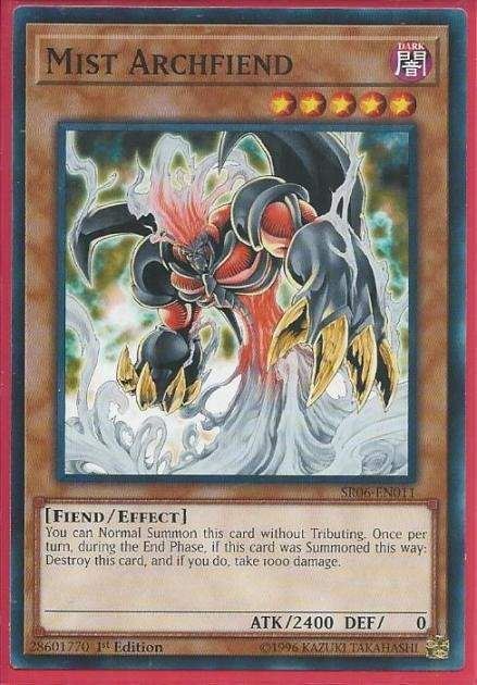 SR06-EN011 Mist Archfiend – Common