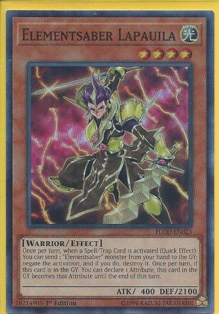FLOD-EN023 Elementsaber Lapauila – Super Rare