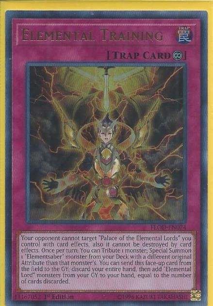 FLOD-EN074 Elemental Training – Ultra Rare