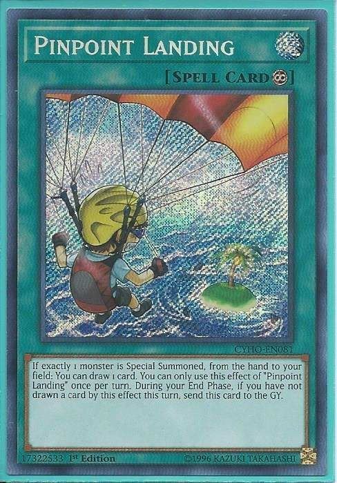 tvni CYHO-EN081 Pinpoint Landing – Secret Rare