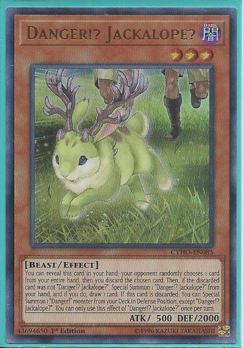 2tvni CYHO-EN085 Danger!? Jackalope? – Ultra Rare