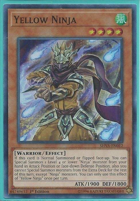 SHVA-EN012 Yellow Ninja – Super Rare