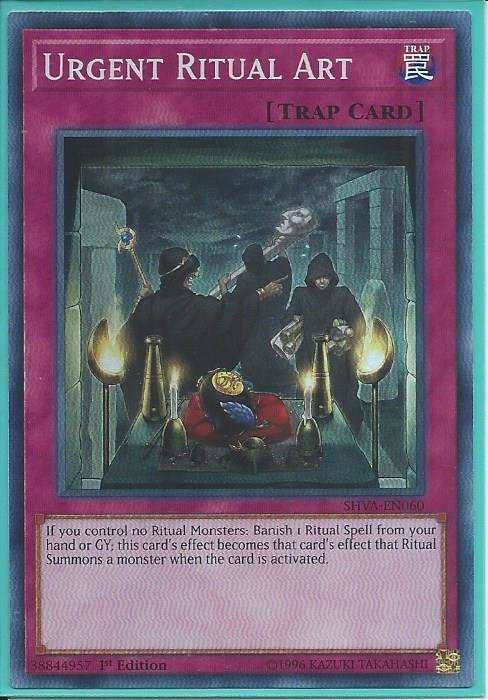 SHVA-EN060 Urgent Ritual Art – Super Rare