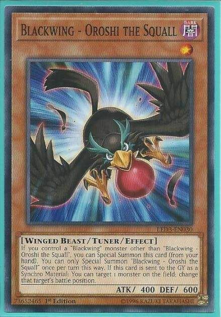 LED3-EN030 Blackwing – Oroshi The Squall – Common