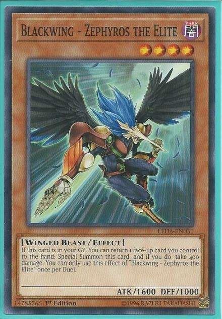 LED3-EN031 Blackwing – Zephyros The Elite – Common