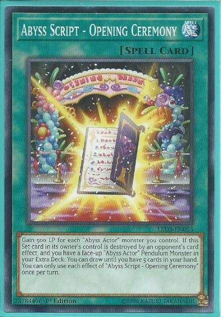 LED3-EN053 Abyss Script – Opening Ceremony – Common