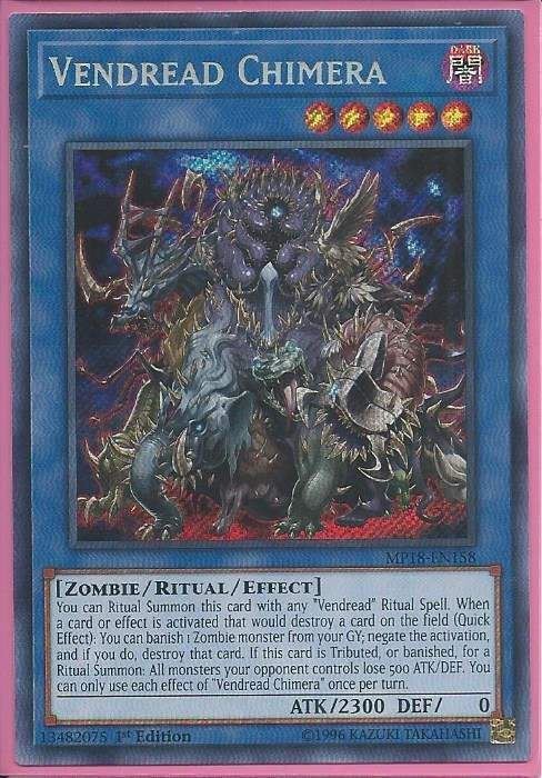 MP18-EN158 Vendread Chimera – Secret Rare