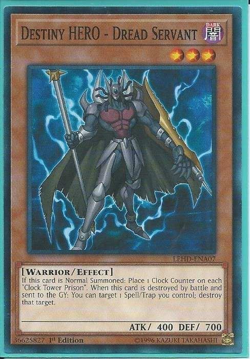 LEHD-ENA07 Destiny HERO – Dread Servant – Common