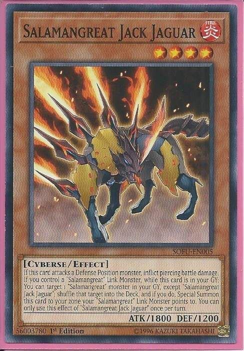 SOFU-EN005 Salamangreat Jack Jaguar – Common