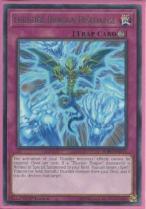 SOFU-EN073 Thunder Dragon Discharge – Rare