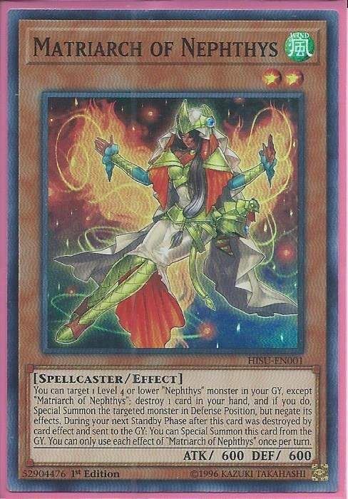 HISU-EN001 Matriarch of Nephthys – Super Rare