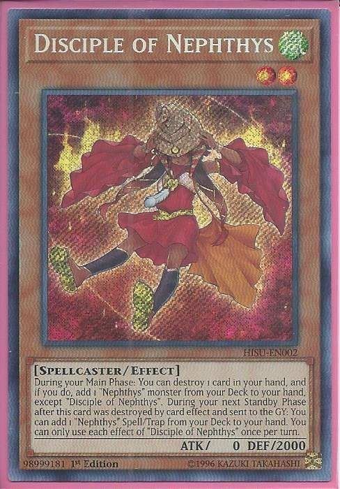 kduys HISU-EN002 Disciple of Nephthys – Secret Rare