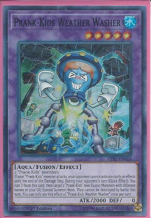 HISU-EN018 Prank-Kids Weather Washer – Super Rare