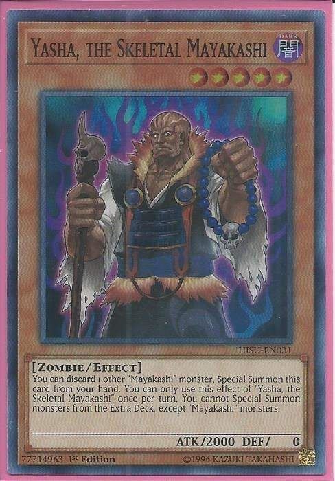 HISU-EN031 Yasha, the Skeletal Mayakashi – Super Rare