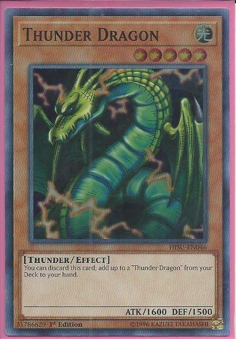 kduy HISU-EN046 Thunder Dragon – Super Rare