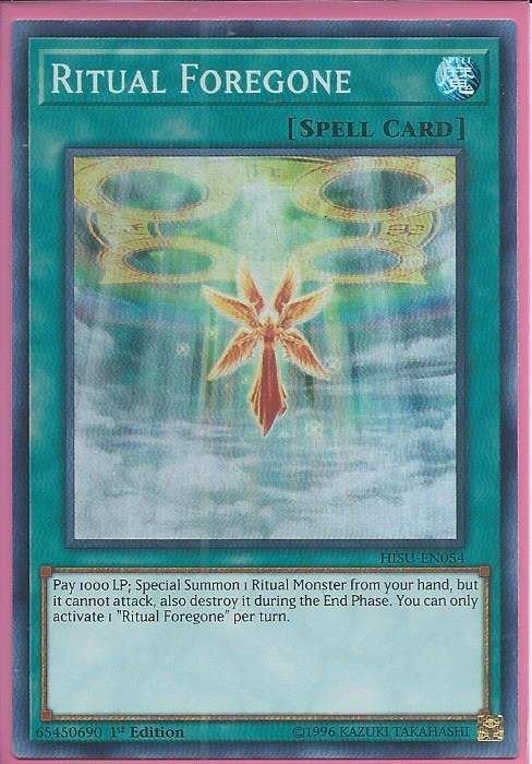 HISU-EN054 Ritual Forgone – Super Rare