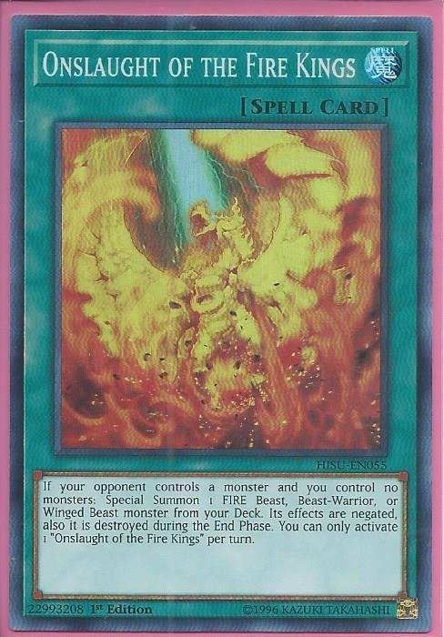 HISU-EN055 Onslaught of the Fire Kings – Super Rare