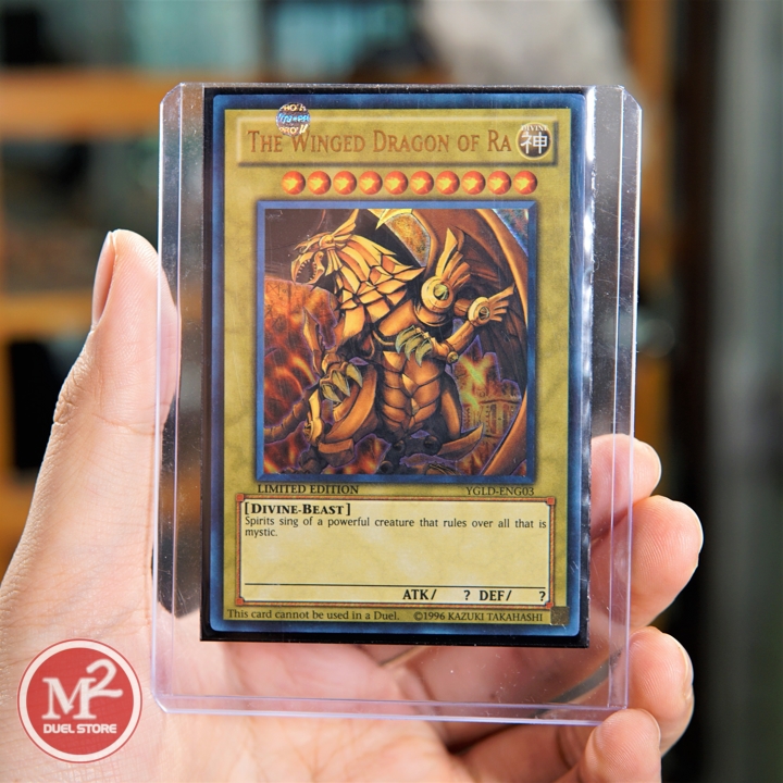YGLD-ENG03 - The Winged Dragon of Ra - Ultra Rare Limited Edition - Vị thần Ai cập Ra - Bảo quản theo tiêu chuẩn M2SCCQ