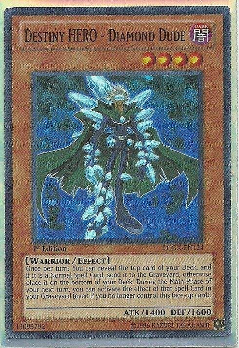 LCGX-EN124 Destiny HERO – Diamond Dude – Super Rare