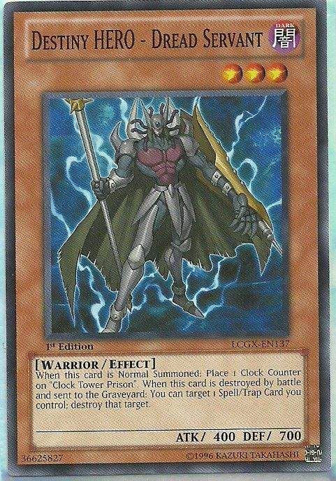 LCGX-EN137 Destiny HERO Dread Servant – Common