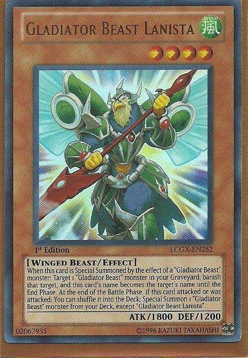 LCGX-EN252 Gladiator Beast Lanista – Ultra Rare