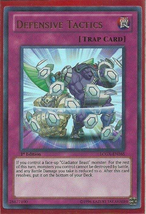 LCGX-EN265 Defensive Tactics – Ultra Rare