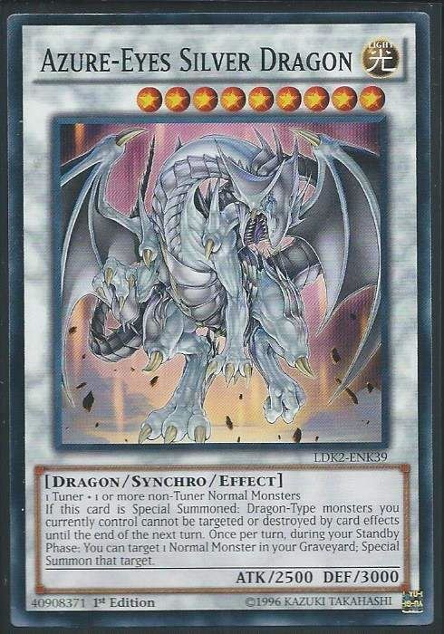 phx LDK2-ENK39 Azure-Eyes Silver Dragon – Common 1st Edition