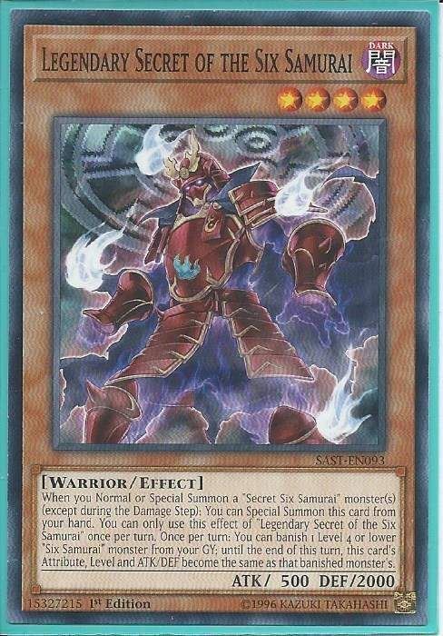 SAST-EN093 Legendary Secret of the Six Samurai – Common