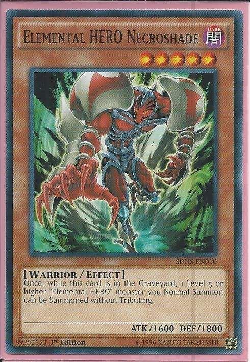 SDHS-EN010 Elemental HERO Necroshade – Common