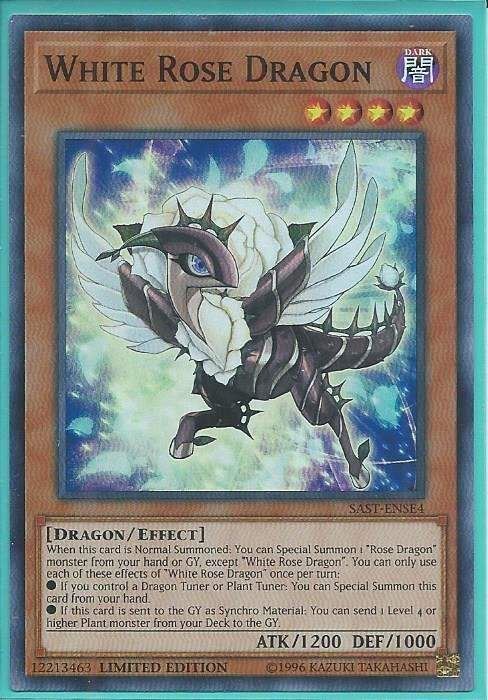 SAST-ENSE4 White Rose Dragon – Super Rare Promo