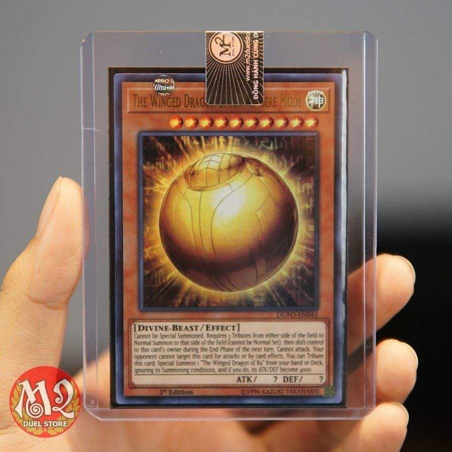 DUPO-EN045 The Winged Dragon of Ra - Sphere Mode Ultra Rare - Đóng gói theo tiêu chuẩn M2SCCQ -- Vị Thần Ai Cập