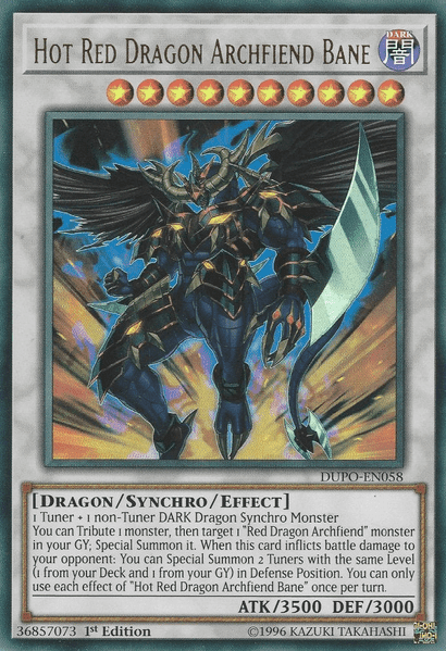 DUPO-EN058 Hot Red Dragon Archfiend Bane Ultra Rare