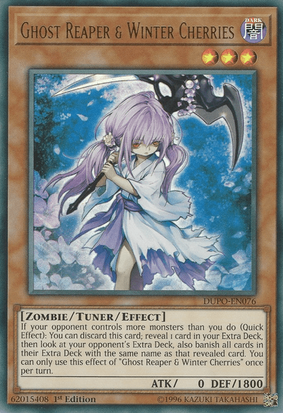 DUPO-EN076 Ghost Reaper & Winter Cherries Ultra Rare